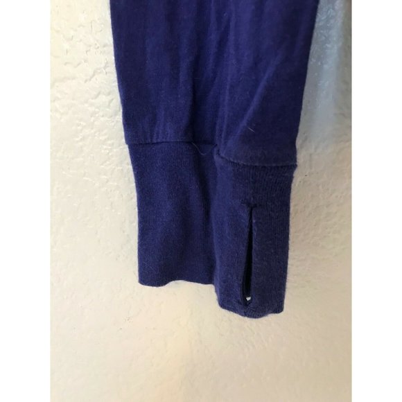 HARLEY DAVIDSON Long Sleeve V-Neck Purple Motorcycle Shirt Women's Medium - Picture 6 of 7